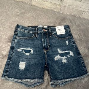 Abercrombie high rise size 13/14 NEW girls shorts with tags